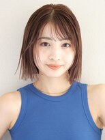 ミンクス渋谷スマートサロン(MINX shibuya smart salon)&nbsp;フルバング 似合わせ イメチェンヘアスタイル ハッシュカット