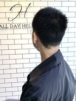 オールデイハローズ 京都駅前店(ALL DAY HELLO`S)&nbsp;３０代　メンズノームコアフェードボウズ