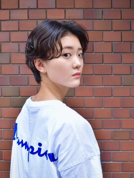 ウィローズ(WILLOW'S) ショートカット×ひし形ショートボブ×前髪あり20代30代40代