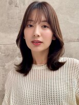 グランド(GRAND) 人気韓国くびれヘア/ミディアムレイヤー/20代/30代/40代/表参道