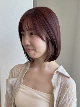 レターバイノベル(letter by novel) 大人ボブ大人ショートボブ切りっぱなしボブ前髪あり前下がりボブ