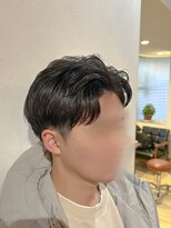 モップス 金沢文庫店(MOPS)&nbsp;毛流れセンターパート「ブリーチ/髪質改善/金沢文庫駅」