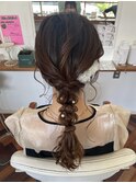 お呼ばれヘア