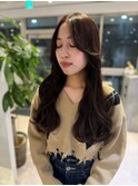 【marfe】韓国風レイヤー_顔周りレイヤー_ロングレイヤー