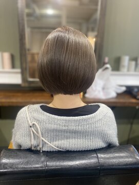 エムエーヘアースタジオ(M/A hair studio.) グレージュ◎ショートボブ