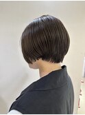 クールモードショート グレージュカラー