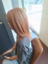 ローレン(LOREM)&nbsp;ブリーチ×オレンジベージュ8.5アプリコットオレンジ