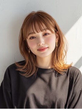 ラ ブーケ 大垣店(La Bouquet) くびれ/アプリコットオレンジ/ミディアム