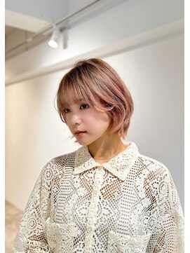 ソイクフ 高田馬場店(SOY-KUFU) ハイトーンカラー×似合わせカット