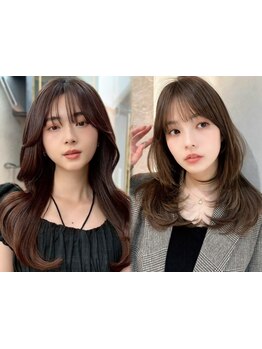 前髪×顔周りをmm単位で似合わせる’レイヤーカット’お顔立ちや髪質に合わせた韓国式カットで小顔に[横浜]