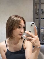 イル 大阪淀屋橋(i'll)&nbsp;まろやかベージュとレイヤーボブ