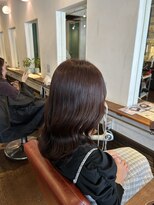 ジジバイモップス(jiji byMOPS)&nbsp;ブリーチなしピンクブラウン