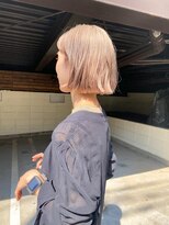 ナル(nalu.)&nbsp;ベージュカラー/ホワイトベージュ/ボブ/重めボブ