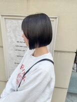 ロンドリゼル 札幌(Lond RiseL) オリーブグレー/前髪/ボブ/マロンベージュ/レイヤーカット/小顔