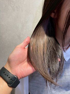 髪質改善/顔周りレイヤーカット/グレージュ[千葉/千葉駅]