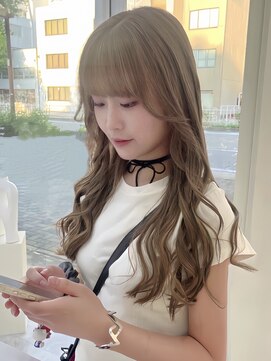 【Kurumi】透明感 ミルクティーベージュカラー 