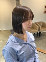 アヴァンスアンス 広島袋町店(AVANCE.ens)&nbsp;似合わせbob / アッシュブラウン