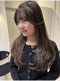 ハッシュカット/小顔/ココアベージュ/オリーブグレー/名駅名古屋