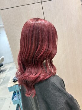 アッシュ 日吉店(Ash) ブリーチなしダブルカラー×レイヤーカット