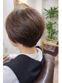 抜け感ナチュラルショート