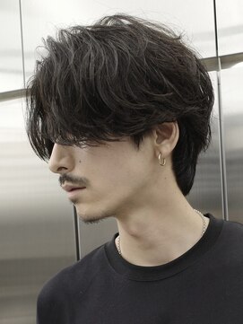 フィフス 札幌大通(fifth) 大通ニュアンスパーマセンターパートフェザーパーマ毛流れ緩め