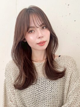 ビーチ(BEACH) ミディアムレイヤーカット 大人ガーリー 似合わせカット 韓国