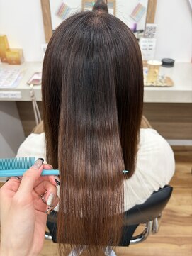 ステラバイアンフィニー(stellaebyINFINI) ツヤサラメテオストレート