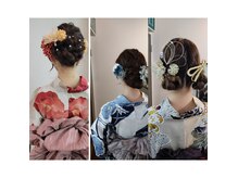 かぐや姫 エルモード フェレ美容室 行徳店の雰囲気（浴衣の着付け＆ヘアセットを得割6500円♪8月1日の予約はお早めに）