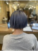 ブルージュカラーのショートボブ/髪質改善