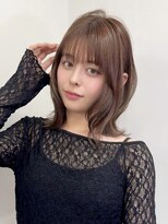 アビー(ABBEY3)&nbsp;韓国レイヤー顔周りカットくびれレイヤー小顔カット韓国ヘア