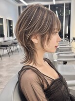 ダブルトーキョー シブヤ(W-TOKYO SHIBUYA) ハイライト×ウルフカット20代30代40代