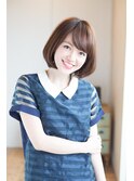 【momp 宝塚 小林】大人可愛い 丸みショート ナチュラルボブ ♪