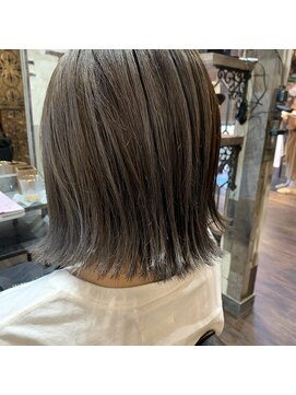 ヘアー クリエイト カルバリ(HAIR CREATE Calbari) バレイヤージュ×アッシュグレー