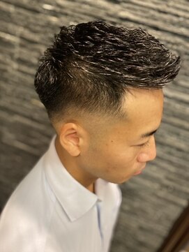 プレミアムバーバー 赤坂店(PREMIUM BARBER produce by HIRO GINZA) フェードジェットモヒカン【ヒロ銀座】六本木/理容室/フェード