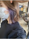 くびれボブ イヤリングカラー抜け感ミルクティーグレージュ 中島