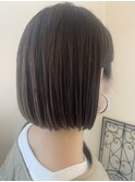 ぱっつんボブ