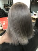 #黒髪#ボブルフ#ネビージュ#小顔#ワンレン