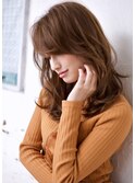 20代/30代/40代/ふわミディ/小顔/ベージュ/グレージュ[北千住s03