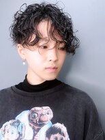 ラウンジ モリオ イケブクロ(Lounge MORIO Ikebukuro)&nbsp;【morio池袋】スパイラルパーマ かっこいい刈り上げショート