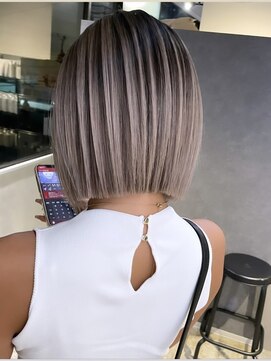 メリー オオサカ(Merly Osaka) compact mini Bob balayages_大人グレージュ_