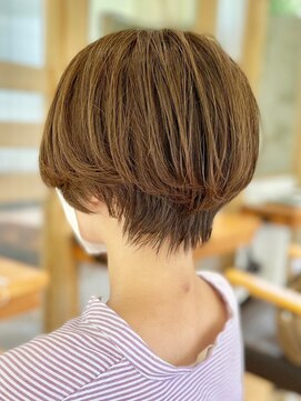 ポルム パプリカ(polum paprika) まるみショート大人可愛い骨格カットナチュラルブラウン明るめ