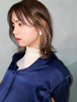 パッセージ ダブリュー 八幡山(hair make passage .w) カジュアルひし形シルエットグレージュ