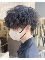 リベル(LIBER)&nbsp;八王子/八王子駅/波巻きスパイラルパーマ/メンズパーマ/眉毛