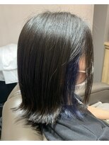 カミケンガレリア(kamiken. galleria)&nbsp;個性派クール美髪インナーカラー青ブルー【カミケンガレリア】