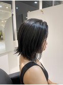 プツっと切りっぱなしボブ