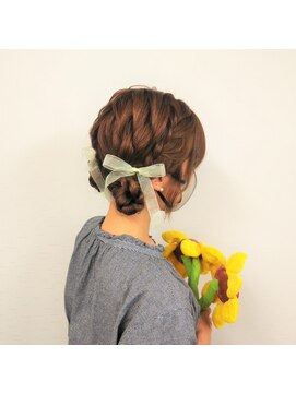 横濱ハイカラ美容院(haikara美容院) ライブヘアセット　ツインスタイル