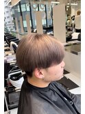 メンズブリーチカラーミルクティーベージュ
