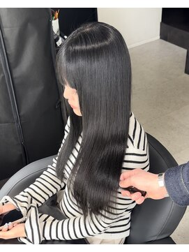 ワン バイ ジエクト(One by The Ect) エアリーロング似合わせカットフルバングレイヤーロング