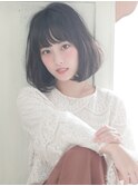 大人可愛い 黒髪ミディアムボブ 前髪あり♪中野 高円寺 阿佐ヶ谷