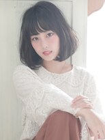 コーエン(cowen) 大人可愛い 黒髪ミディアムボブ 前髪あり♪中野 高円寺 阿佐ヶ谷